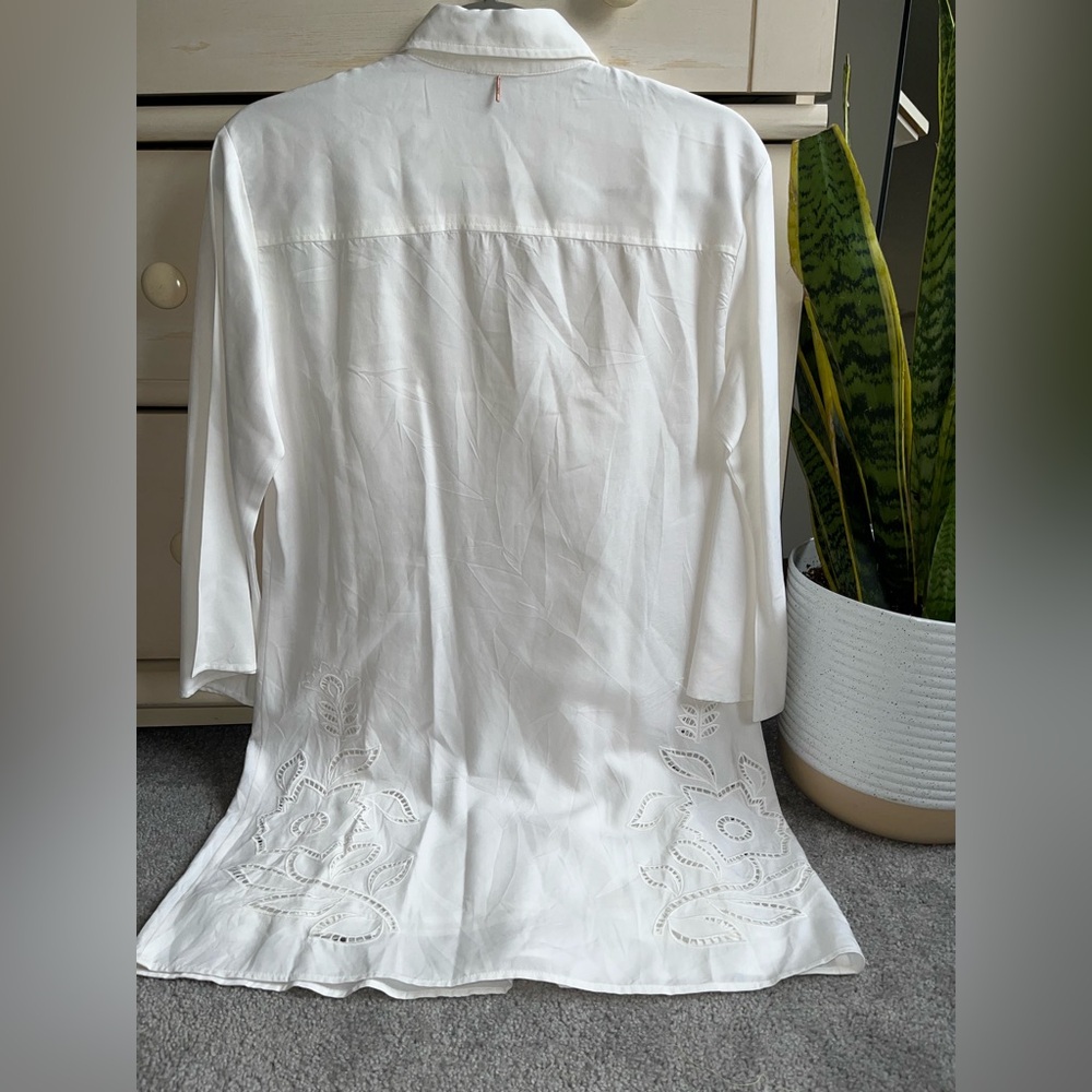 NWT MISA Los Angeles Matias Embroidered Shirtdress Size XS - Picture 11 of 11